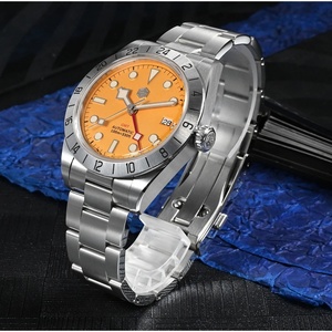 Montres de luxe pour hommes San Martin SN0054-G-B1 NH34, montre de cérémonie pour hommes, automatique, mécanique, avec fenêtres de date en saphir BGW9 - Product Image 4