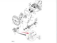 4654760/YB00000115 Joint d'Accouplement en Caoutchouc d'Origine Hitachi pour Pompe Hydraulique d'Excavatrice ZX110-3/ZX120/ZX200-3/ZX240-3/ZX270-3/ZX200-3G