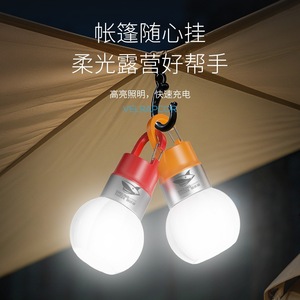 Mini Linterna de Llavero con Forma de Tiburón Sonriente, Lámpara LED Recargable para Tienda de Campaña, Bombilla Colgante Portátil para Camping - Product Image 1