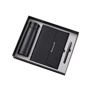 Wholesale High Quality Brand New Design Flask Notepad Pen Promotional Products Ideas Corporate Business Custom Gifts Set