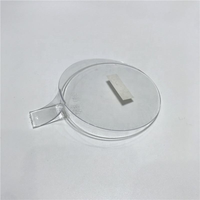 Supports à gâteaux miniatures jetables en plastique et petites assiettes à dessert personnalisables sans BPA pour l'emballage alimentaire de fête