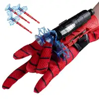 2 pièces Gant de Lanceur Spiderman, Gants de Héros D'araignée pour Enfants,  Gant de Cosplay