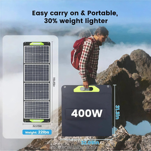 Panel Solar Portátil de 800W, Plegable, Impermeable IP65, Negro, con 23% de Eficiencia, Silicio Monocristalino Certificado - Product Image 3
