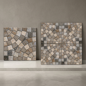 Carrelage pour garage et parking de voitures 400x400 Carrelage résistant à la flexion Qatar 40x40 Mat Antidérapant Carrelage en porcelaine pour extérieur très résistant - Product Image 2