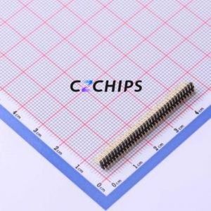 X1321WVS-2x35J-C40D53 Pin Header SMD,P=1.27mm Connector ( Pin Structure: 2x35P )( Pitch: 1.27mm )( Row Spacing: 1.27mm ) - Product Image 2