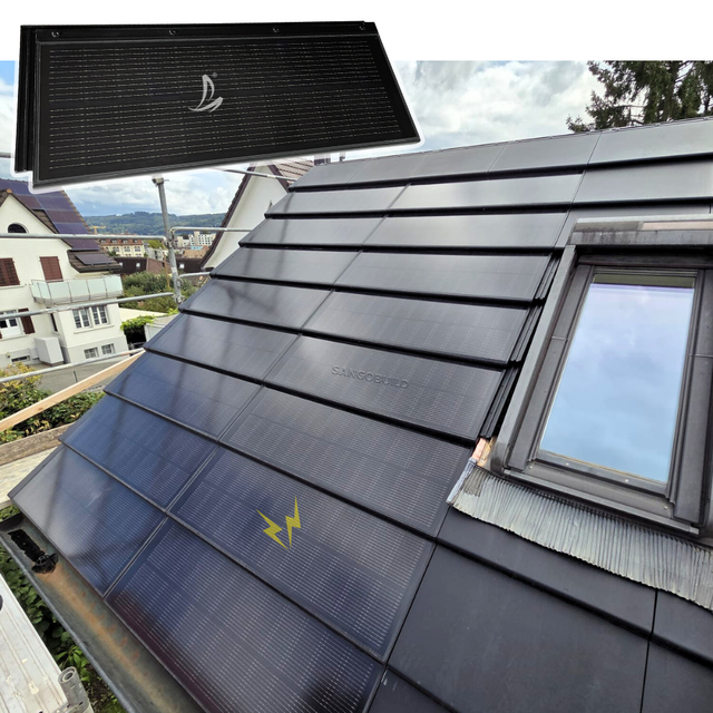 Off Grid Solar Roof Tiles Photovoltaic Waterproof Solar Roofing Sheets Integrated Flexible Solar Panels