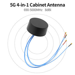 4x4 Mimo IP67 a prueba de agua 600-6000MHz 5G LTE 5G Mimo onmi antena redonda Adhesivo de banda personalizado Antena combinada 4 en 1 - Product Image 4