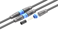 Connettore impermeabile per cavo solare combinato a 3 Pin di alimentazione M15 connettore dati impermeabile Ip67