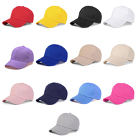 Gorras de Béisbol para Niños de 6 Paneles, Color Sólido, 100% Algodón, Blanco y Negro, Precio de Fábrica, Gorra de Béisbol Bordada Personalizada