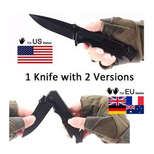 4 chức năng xách tay thép không gỉ tiện ích ngoài trời Survival đen OEM tùy biến giá bán buôn emhtiii săn bắn dao - Product Image 2