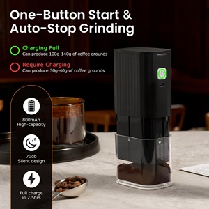 New High Quality Outdoor Portable <b>Coffee</b> Maker Rechargeable Electric <b>Coffee</b> Bean <b>Grinder</b> Large Capacity Espresso <b>Coffee</b> <b>Grinder</b> - Product Image 4