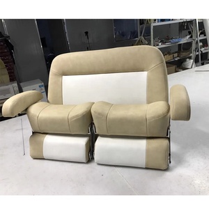 Sedile a panca per barca marina, comodo, imbottito, pieghevole, doppio, per yacht, barca, nave - Product Image 5