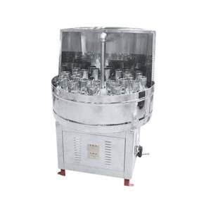 Lavadora de Botellas Semiautomática Industrial Directa de 24 Cabezales, Nuevo Equipo de Precisión para Botellas de Vino, Bebidas, Leche y Miel - Product Image 6