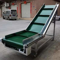 Table mobile à convoyeur en acier inoxydable, déchargement de conteneurs, transfert antistatique, vitesse réglable, nouvelle capacité de 40 kg, flexible en vrac