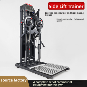 Machine de musculation professionnelle en acier à sélection de charge par pignon, multi-positions, pour entraînement des épaules, des <span class=keywords><strong>bras</strong></span> et des pectoraux, avec fonction planche latérale, 265 kg, pour hommes - Product Image 2
