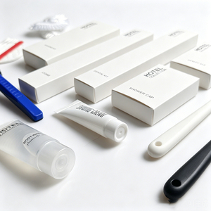 <span class=keywords><strong>Kit</strong></span> d'articles de toilette jetables de luxe pour hôtel, personnalisable avec logo, prêt à expédier, fournitures pour chambre d'hôtes avec savon et brosse à dents - Product Image 2