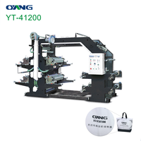 Machine d'impression flexographique de haute qualité pour tissu non tissé, 4 couleurs, machine d'impression de sacs non tissés 4 couleurs pour l'impression de sacs