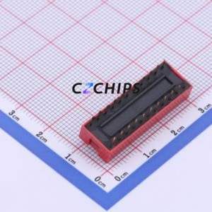 DS1040-11RN DIP Switch Through hole Component (THT) Switch 11 2.54mm Red - Product Image 2