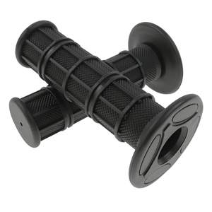Poignées de guidon universelles en caoutchouc 7/8'' (22mm, 24mm) pour systèmes de carrosserie de motos Yamaha, Honda, Kawasaki - Product Image 1