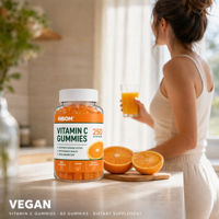 Gommes à la vitamine C OEM - Soutien immunitaire - Protège les cheveux, la peau et les ongles