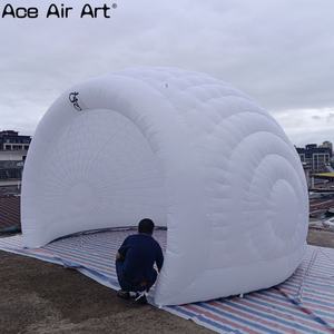 Dôme gonflable de tente extérieure géante, tente de mariage gonflable pour fêtes et événements, tente <span class=keywords><strong>Luna</strong></span> Demi-dôme gonflable brillant - Product Image 3