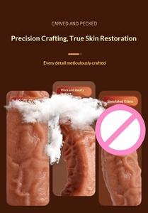 Dildo Masturbador Femenino con Succión, Pene Artificial Manual, Textura Realista, Impermeable, Personalizable, En Stock, Envío Rápido y Discreto - Product Image 5