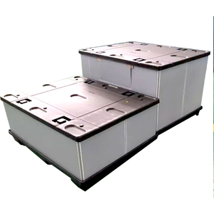 Tùy Chỉnh Cách Điện PP + HDPE Đóng Mở Lưu Trữ Pallet Hộp 4-Cách Nhập Đôi Phải Đối Mặt Thiết Kế Tái Chế Không Thấm Nước 1000Kg - Product Image 1