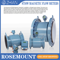 Débitmètre d'eau et d'eaux usées Emerson/Rosemounta 8750W HART/ 4-20mA Débitmètre électromagnétique pour applications d'alimentation en eau