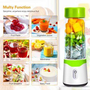 Liquidificador Elétrico Portátil de Frutas 500ML, Mini Liquidificador Recarregável USB, Pequeno Liquidificador Portátil - Product Image 5
