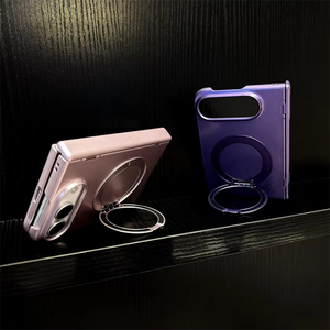 Étui magnétique rotatif avec support pour iPhone Duo, protection mate de la charnière, compatible avec la charge sans fil pour iPhone Duo - Product Image 2