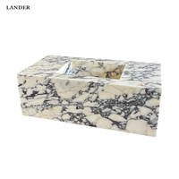 Lander Stone Calaccata Viola Marbre Évier Toilette Marbre Salle De Bains Évier Hôtel Chambre Marbre Lavabo Lavabo