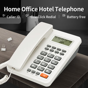 โทรศัพท์อเนกประสงค์แบบมีสายพร้อมหมายเลขโทร<span class=keywords><strong>ศัพท์</strong></span>ปุ่ม<span class=keywords><strong>ภาษา</strong></span>อังกฤษสำหรับ FICAN8204โทรศัพท์สำนักงาน - Product Image 2