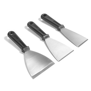 Set di spatole da cucina in acciaio inossidabile, 3 pezzi, utensili da cucina - Product Image 1