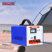 Système d'énergie domestique ALLTOP, très vendu, 40W, portable, hors réseau, mini-système d'alimentation, ampoule, silicium polycristallin, batterie au plomb-acide