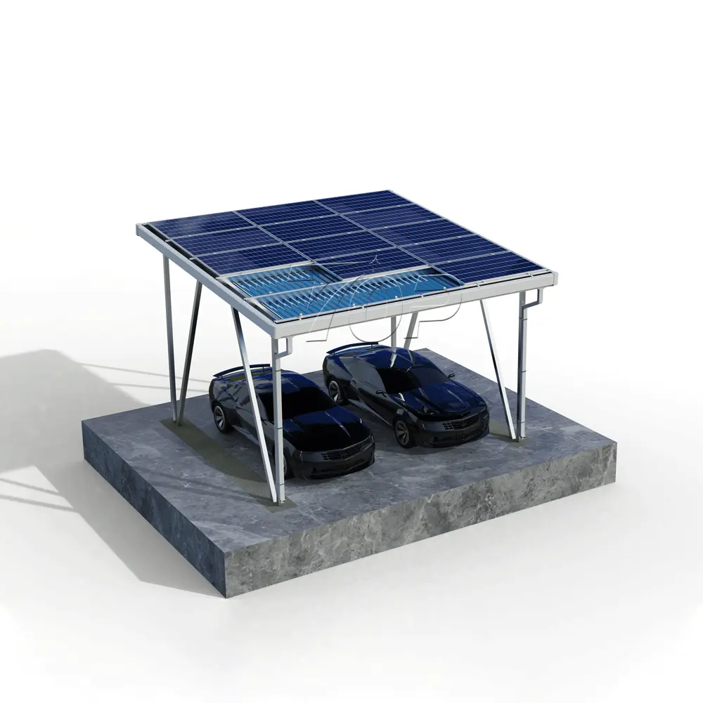 Thuis Solar Prijs Carport Aluminium Zonnepaneel Carport Montagesysteem Structuur Solar Carports Voor Auto Parkeren