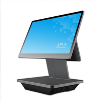 Nouveau terminal de point de vente tout-en-un avec écran tactile de 15,6 pouces, système Win10, caisse enregistreuse, point de vente pour les magasins de détail et les dépanneurs