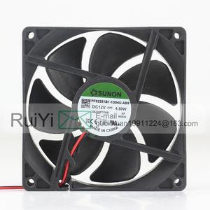 Вентилятор охлаждения Sunon 9025 (90x90x25 мм, 9 см) с магнитной подвеской, тихий, для инверторов, 5В/12В/24В/48В DC, 4.50Вт, 2-проводной, модель PF92251B1-1D04U-AB9 - Product Image 2