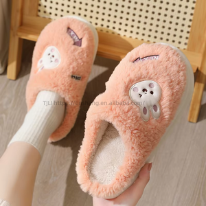 Nœud en dentelle de coton léger et doux pour pantoufles, idéal pour le printemps et la maison, avec logo brodé, antidérapant, prix abordable, stock suffisant. - Product Image 4