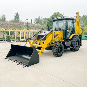 Mới backhoe loader 4x4 trường hợp nhỏ sử dụng loader hydromek mèo 420f JCB 1cx 3cx backhoe máy xúc loader - Product Image 1