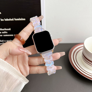 Upro Smart Watch Bands Iridescence PC Watch Wristband Colored Watch Strap for apple Watch Series 9 8 7 6 Ultra 49mm 46mm 45mm - Product Image 4