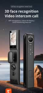 Produk baru S959MAX 3D FaceTuya aplikasi WiFi dengan panggilan Video kartu kode sidik jari biometrik Cerradura kunci pintu pintar - Product Image 2