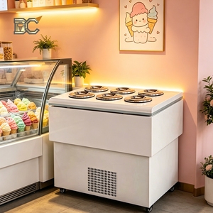 Vitrine Réfrigérée Pozzetti pour Gelato et Crèmes Glacées – Congélateur d'Angle pour Présentation de Glaces Dures - Product Image 2