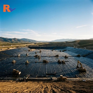 Géomembrane pour tunnels souterrains, revêtement de bassins, géomembranes HDPE anti-infiltration pour toitures, eau de mer, eau douce, fermes piscicoles - Product Image 3