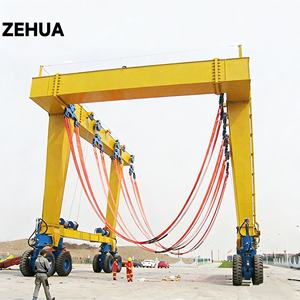 100 Ton 200 Ton Seyyar Yat Kaldırma Vinci 300 Ton Mobil Tekne Kaldırma Portal Vinç Fiyatı - Product Image 3