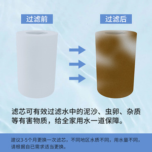 Cartucho de filtro de ducha, carbón activado, algodón PP, purifica la calidad del agua, fácil instalación, universal para cabezal de ducha de baño - Product Image 3