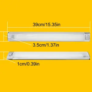 Lot de 4 barres lumineuses LED 12-80V avec interrupteur marche/arrêt, lumière de lecture blanche haute luminosité pour cabine de voiture, camion, camping-car et éclairage intérieur de lavage auto - Product Image 6