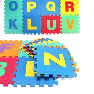 Alta Calidad <span class=keywords><strong>recién</strong></span> <span class=keywords><strong>nacido</strong></span> <span class=keywords><strong>dormir</strong></span> interior actividad espuma flotador alfabeto Playmat bebé rompecabezas gatear colorido Eva Mats - Product Image 1