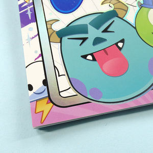 Impresión colorida de dibujos animados de los niños de dibujo juguetes actividad pluma mágica escritura libro con pegatinas de colores - Product Image 4