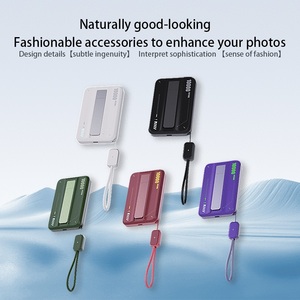 <span class=keywords><strong>Power</strong></span> Bank Portatile ad Alta Capacità 5000mAh 10000mAh Ultra Sottile Ricarica Rapida con Display a Foro Stenopeico 4-in-1 Micro USB Dati - Product Image 5