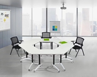 Table de réunion pliable sur mesure mesa oficina, Table de formation pliable, table de salle de réunion, grande petite table de réunion pliante